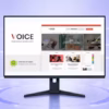 Voice WordPress Theme - Clean Blog and Magazine Publishing Layout product preview