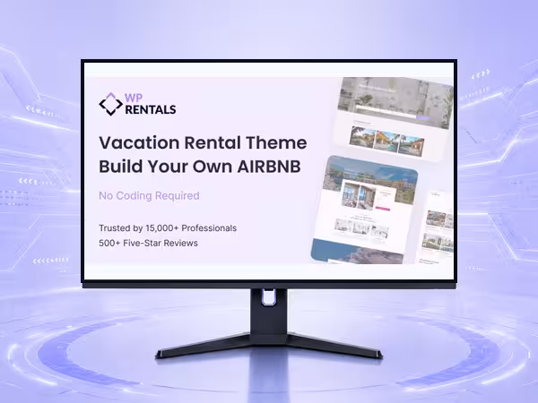 WP Rentals WordPress Theme - Modern Responsive Website Builder Template product preview