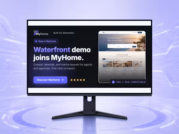 MyHome WordPress Theme - Modern Responsive Website Builder Template product preview