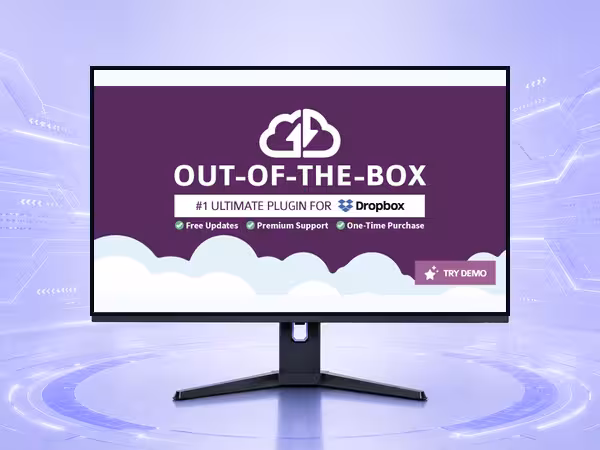 Out-of-the-Box | Dropbox WordPress Plugin - Social Marketing and Growth Automation Tools product preview