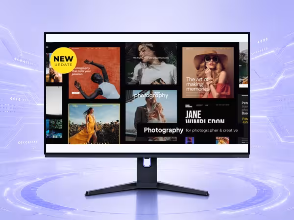Photography WordPress WordPress Theme - Modern Responsive Website Builder Template product preview