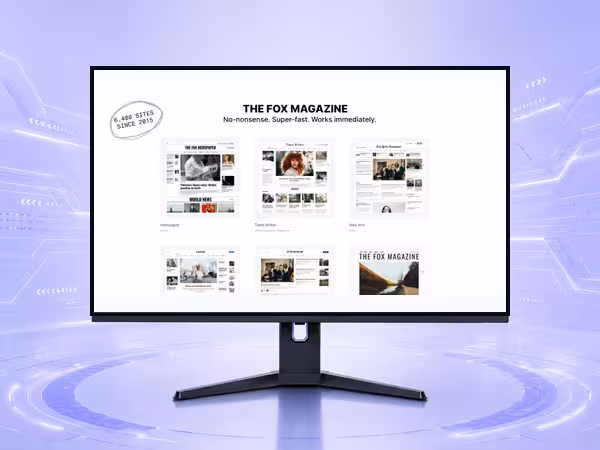 The Fox WordPress Theme - Clean Blog and Magazine Publishing Layout product preview