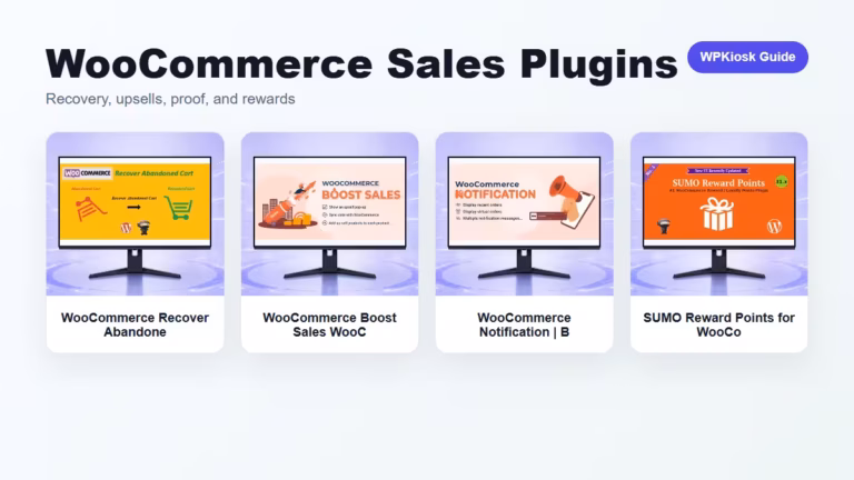 Best WooCommerce Sales Plugins for Cart Recovery, Upsells, and Loyalty