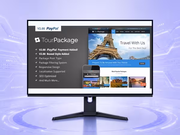 Tour Package WooCommerce Theme - Responsive Store Builder for eCommerce Websites product preview