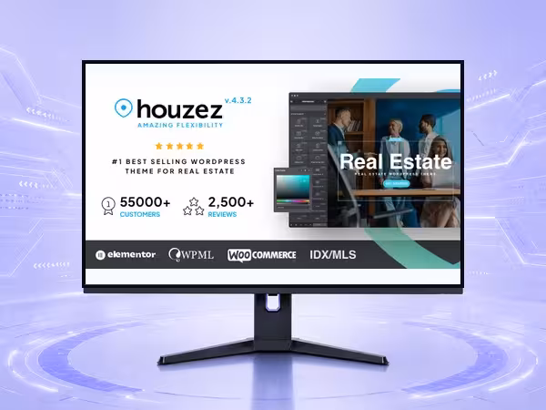 Houzez WordPress Theme - Modern Responsive Website Builder Template product preview