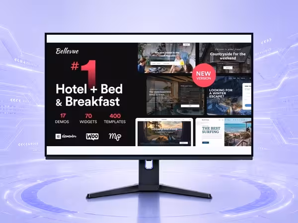 Hotel + Bed and Breakfast Booking Calendar Theme WooCommerce Theme - Responsive Store Builder for eCommerce Websites product preview