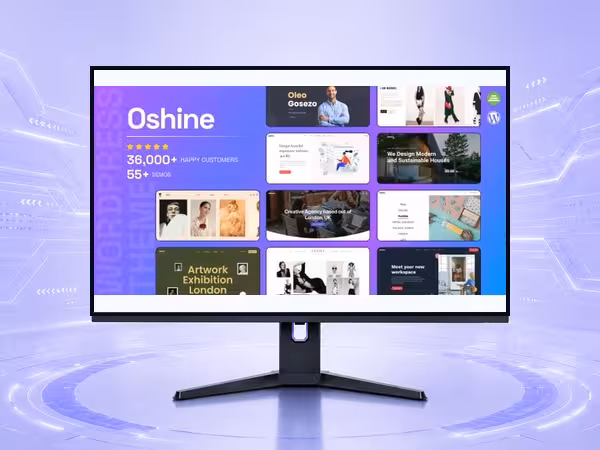 Oshine WordPress Theme - Modern Responsive Website Builder Template product preview
