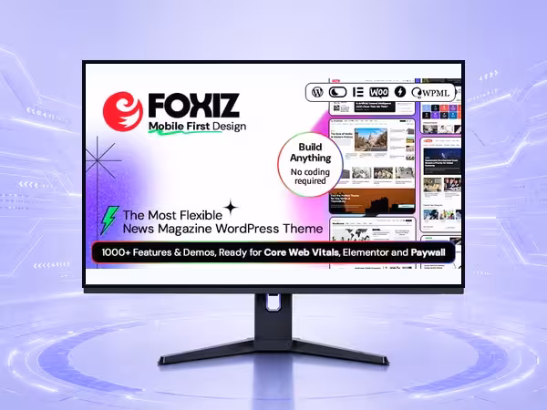 Foxiz WordPress Theme - Clean Blog and Magazine Publishing Layout product preview