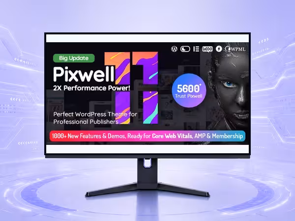 Pixwell WordPress Theme - Clean Blog and Magazine Publishing Layout product preview