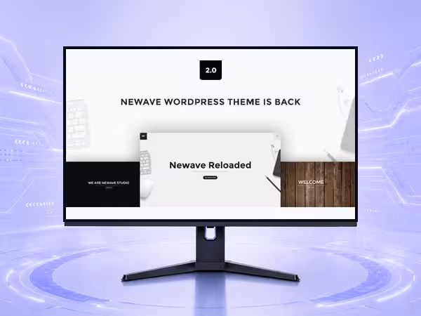 Newave WordPress Theme - Modern Responsive Website Builder Template product preview