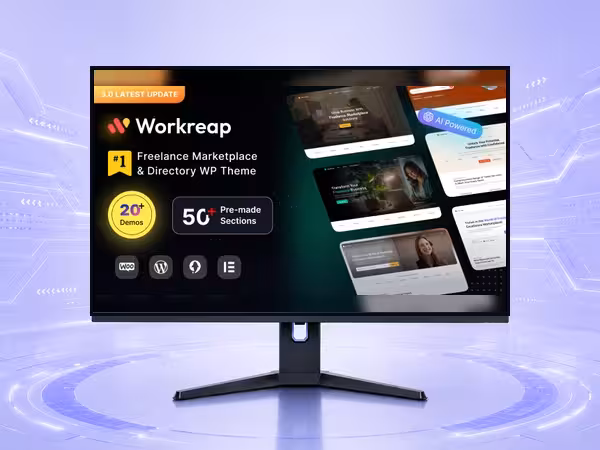 Workreap WooCommerce Theme - Responsive Store Builder for eCommerce Websites product preview