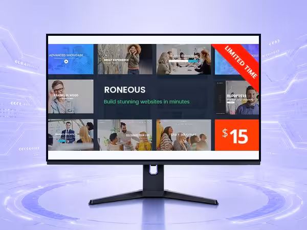 Roneous WooCommerce Theme - Responsive Store Builder for eCommerce Websites product preview