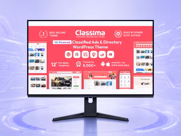 Classima WooCommerce Theme - Responsive Store Builder for eCommerce Websites product preview