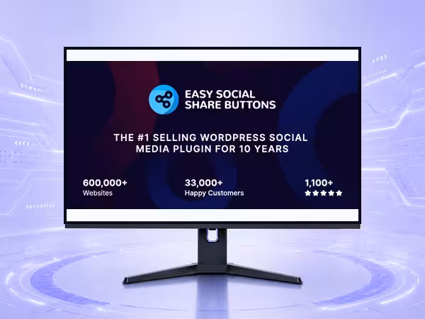 Easy Social Share Buttons WordPress Plugin - Social Marketing and Growth Automation Tools product preview
