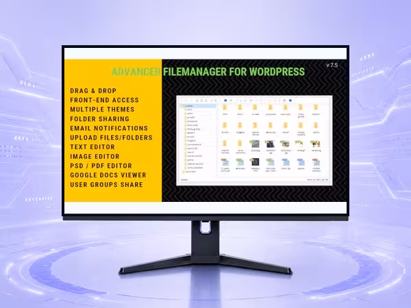File Manager WordPress Plugin - Membership, User, and Community Tools product preview