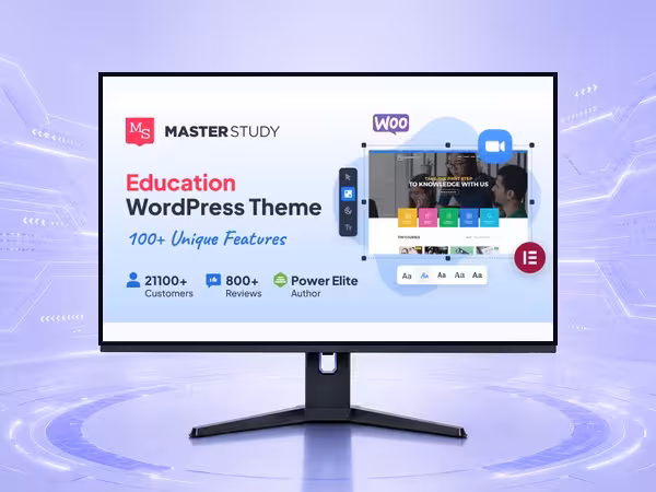 Masterstudy WordPress Theme - LMS, Course, and Education Website Template product preview