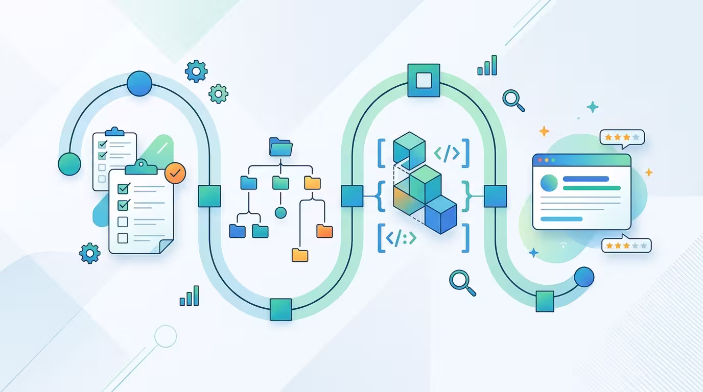 Abstract editorial featured image for How to Set Up Rank Math SEO on WordPress.