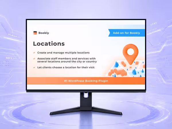 Bookly Locations (Add-on) WordPress Plugin - Booking, Calendar, and Scheduling Workflow Tools product preview