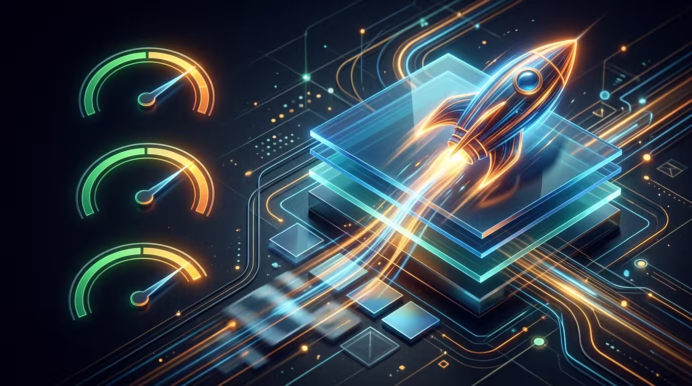 Abstract editorial featured image for WP Rocket Review: Is It Worth Using for WordPress Performance?.