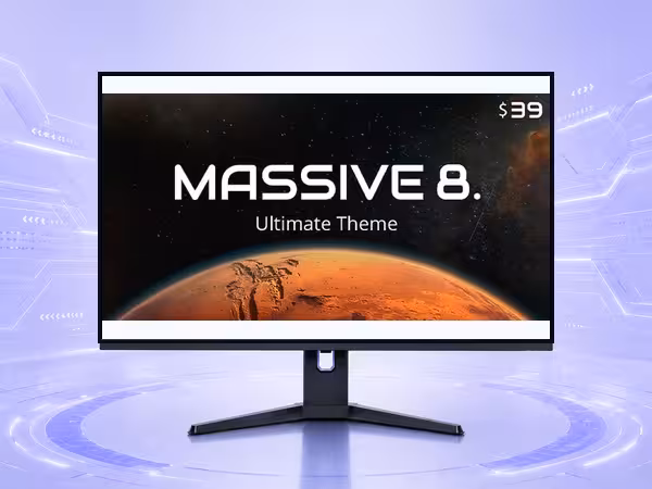 Massive Dynamic WordPress Theme - Modern Responsive Website Builder Template product preview