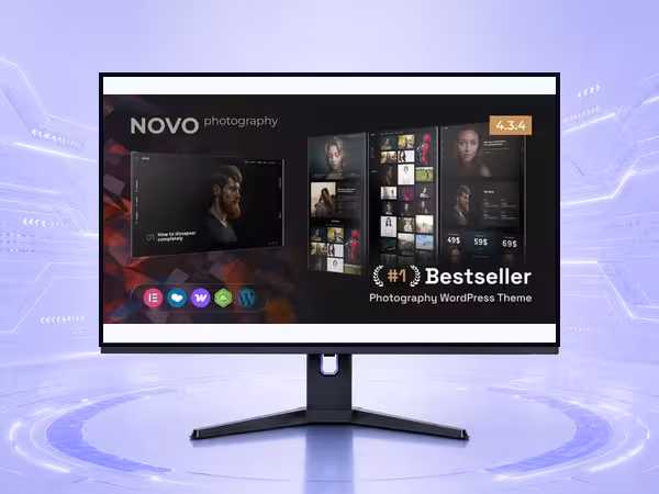 Novo WordPress Theme - Creative Portfolio and Agency Website Builder product preview