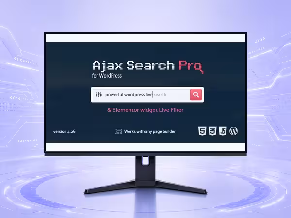 Ajax Search Pro WordPress Plugin - Site Utility and Workflow Enhancement Tools product preview