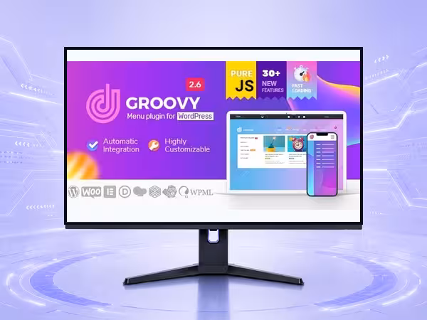 Groovy Mega Menu WordPress Plugin - Navigation and Mega Menu Tools product preview