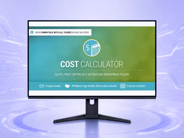 Cost Calculator WordPress WordPress Plugin - Form Builder and Data Collection Tools product preview