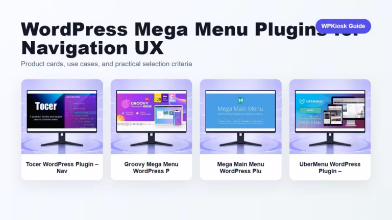 Best WordPress Mega Menu Plugins for Navigation UX