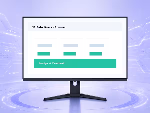 WP Data Access Premium WordPress Plugin - Page Builder and Front-End Layout Tools product preview