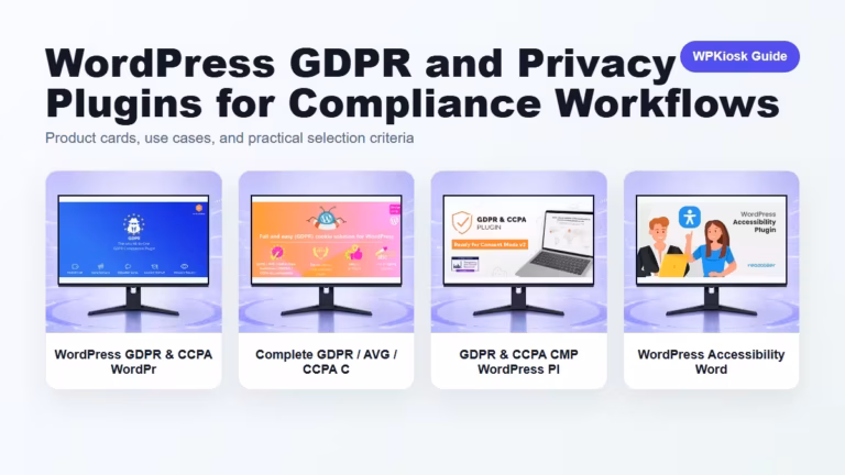 Best WordPress GDPR and Privacy Plugins for Compliance Workflows