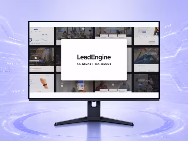 LeadEngine WordPress Theme - Modern Responsive Website Builder Template product preview