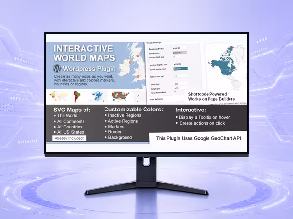 Interactive World Maps WordPress Plugin - Maps, Directory, and Location Tools product preview