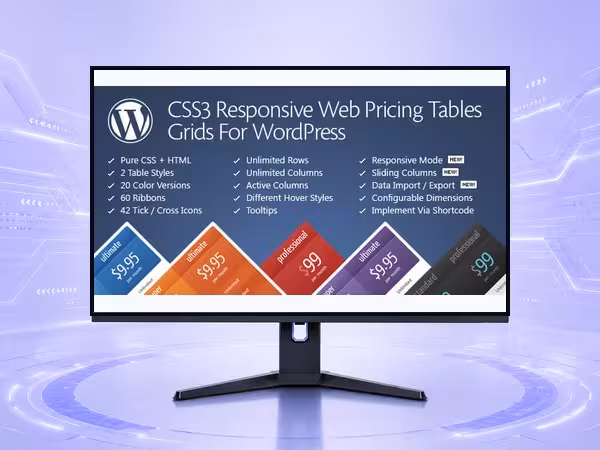 Pricing Tables WordPress Plugin - Form Builder and Data Collection Tools product preview
