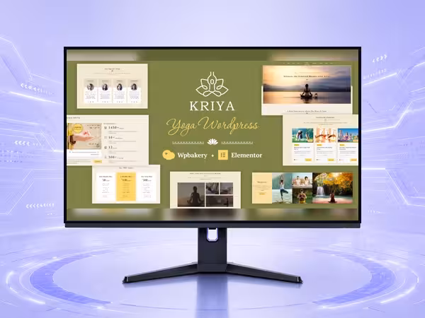 Kriya - Yoga WordPress Theme product preview