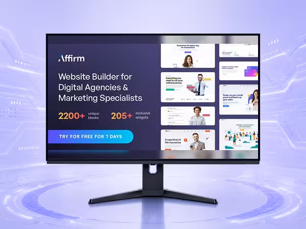 Affirm WordPress Theme - Marketing and Digital Agency Website Builder product preview