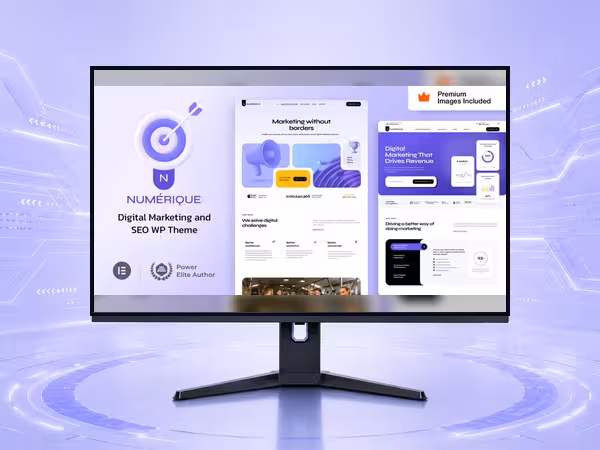 Numerique SEO Digital Marketing WordPress Theme product preview